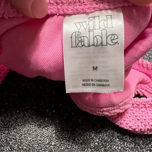 NWT Wild Fable Pink Bikini Bottom- Size M - Picture 4 of 5